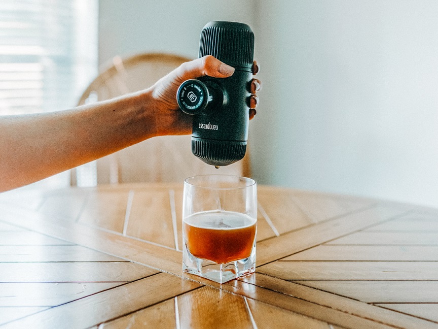 The Wacaco Nanopresso takes the top spot for Overall Best Portable Espresso Machine