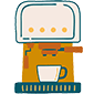 Espresso machine icon
