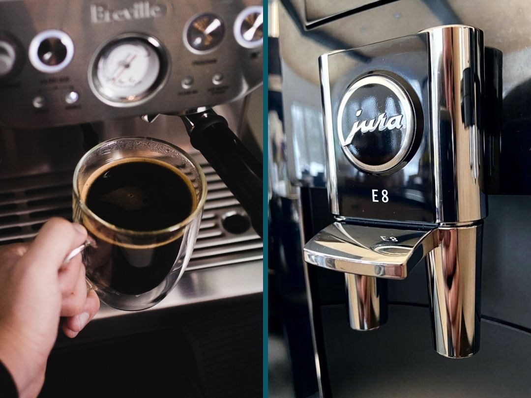 Comparison of Breville and Jura Coffee Brands