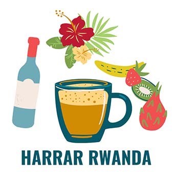 Harrar Rwanda Flavor: Wine-like, fruity, floral acidity