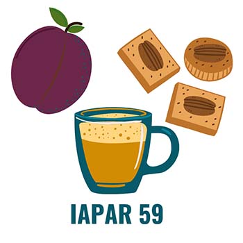 IAPAR 59 tastes of plum and caramel