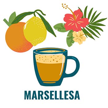 Marsellesa is a high acidity coffee with floral and citrus aromas