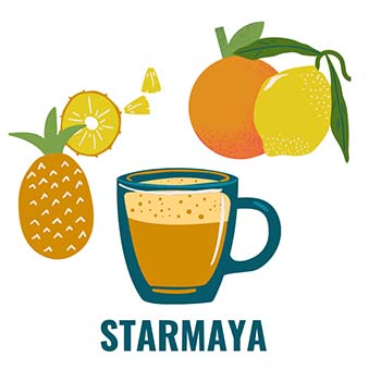Starmaya has flavors of tropical fruits and citrus acidity
