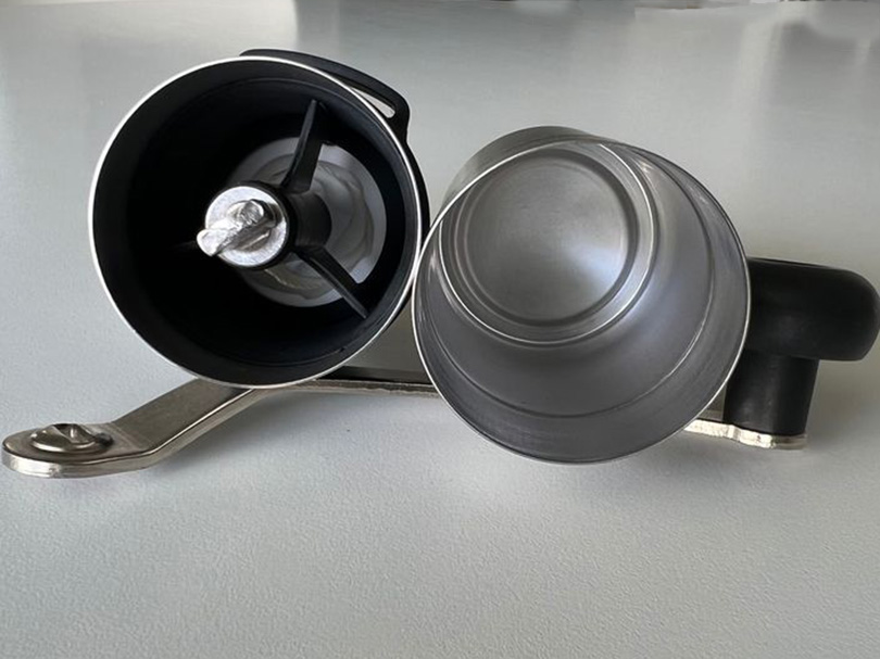 Porlex Mini that has been easily taken apart for cleaning