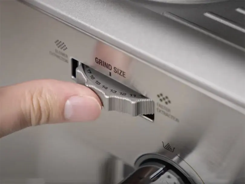 Grind adjustment on the Breville Barista Expess Impress
