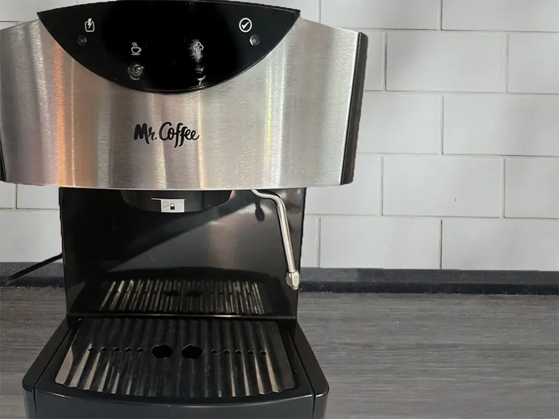 Mr Coffee ECMP50 on kitchen counter