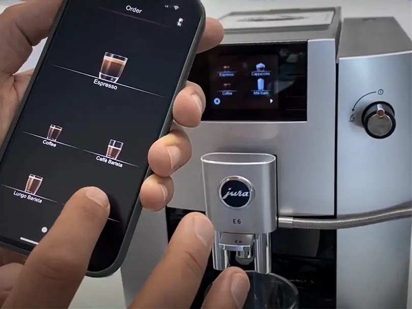 Using the JOE app to control the Jura E6