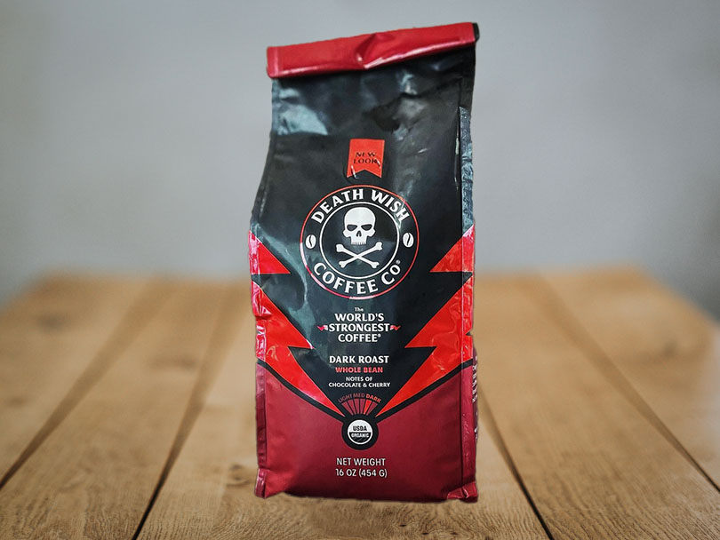 DEATH WISH COFFEE Whole Bean Dark Roast Coffees, The World's Strongest