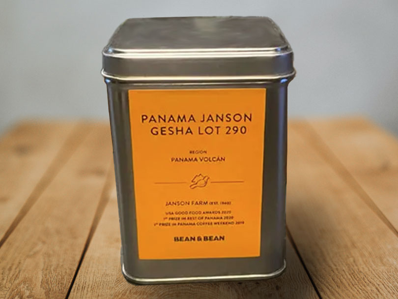 Bean & Bean - Panama Janson Gesha Lot 290, specialty coffee beans