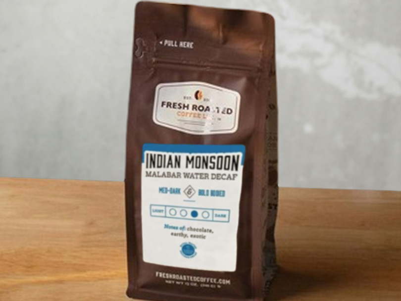 Fresh Roasted Coffee, Royal Water Decaf Indian Monsoon Malabar