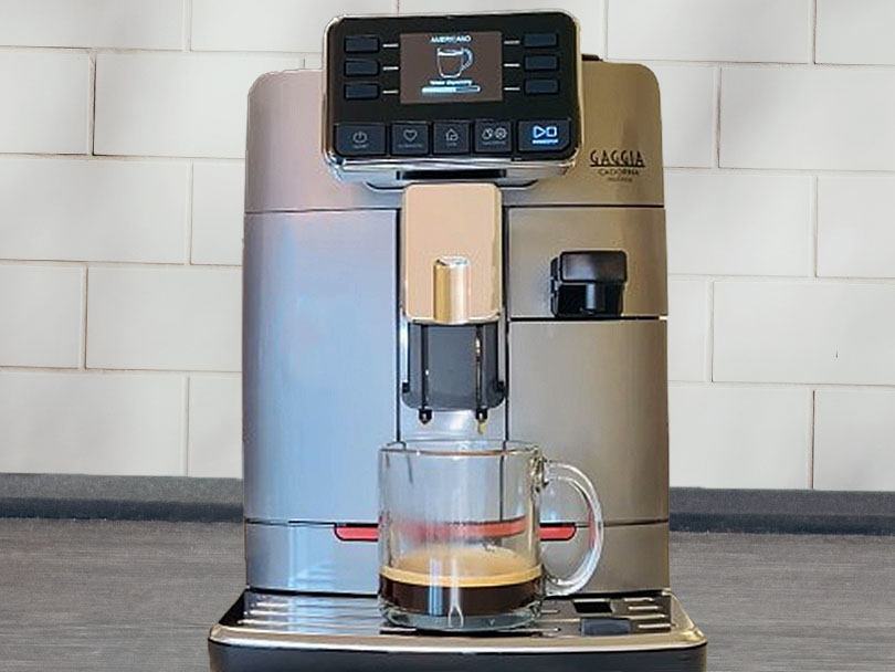 Gaggia Cadorna Prestige making an Americano