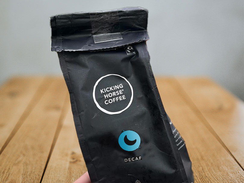 Kicking Horse Coffee, Decaf, Swiss Water Process, Dark Roast, Whole Bean