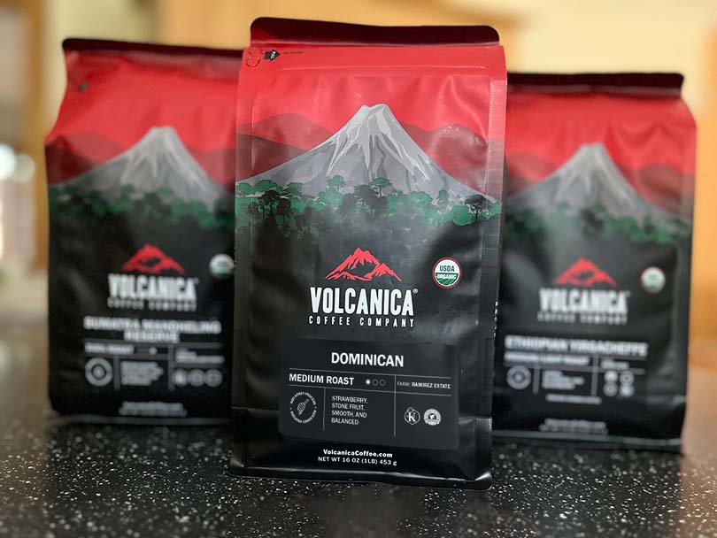 Volcanica Dominican Red Honey Whole Beans, Organic