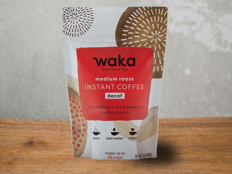 Waka Coffee & Tea - Medium roast instant decaf coffee