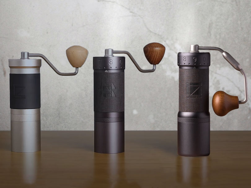 1Zpresso J series line-up: JX Pro, J Max, and J Ultra