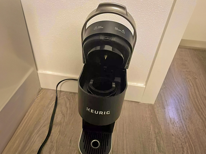 Top down view of the Keurig K-Mini