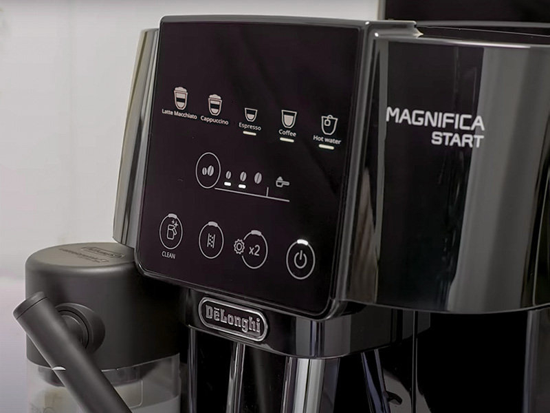 User interface for the DeLonghi Magnifica Start with LatteCrema