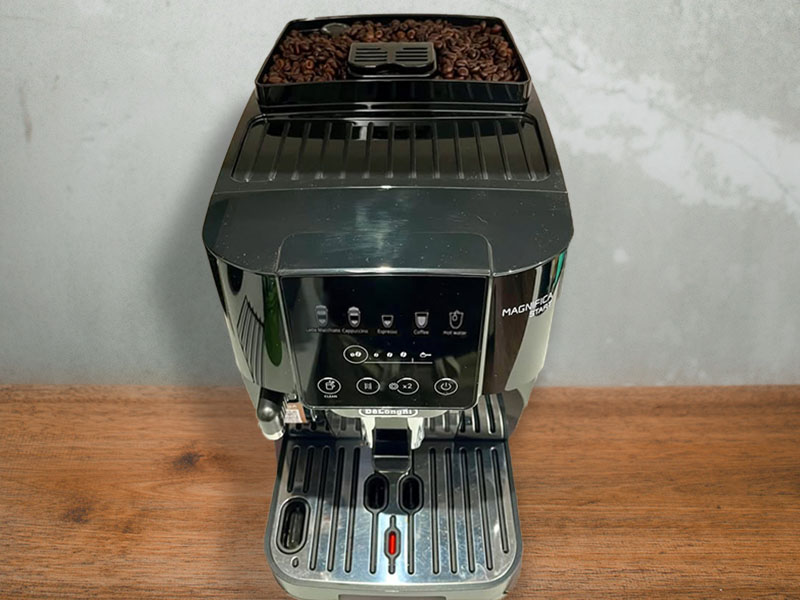 Top down view of the DeLonghi Magnifica Start