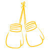 doodle of two boxing gloves