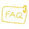 icon of a pinned note saying 'faq'