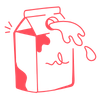 milk carton doodle