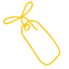 gift tag / brand label doodle