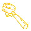 handdrawn portafilter icon
