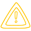 warning sign (triangle) icon